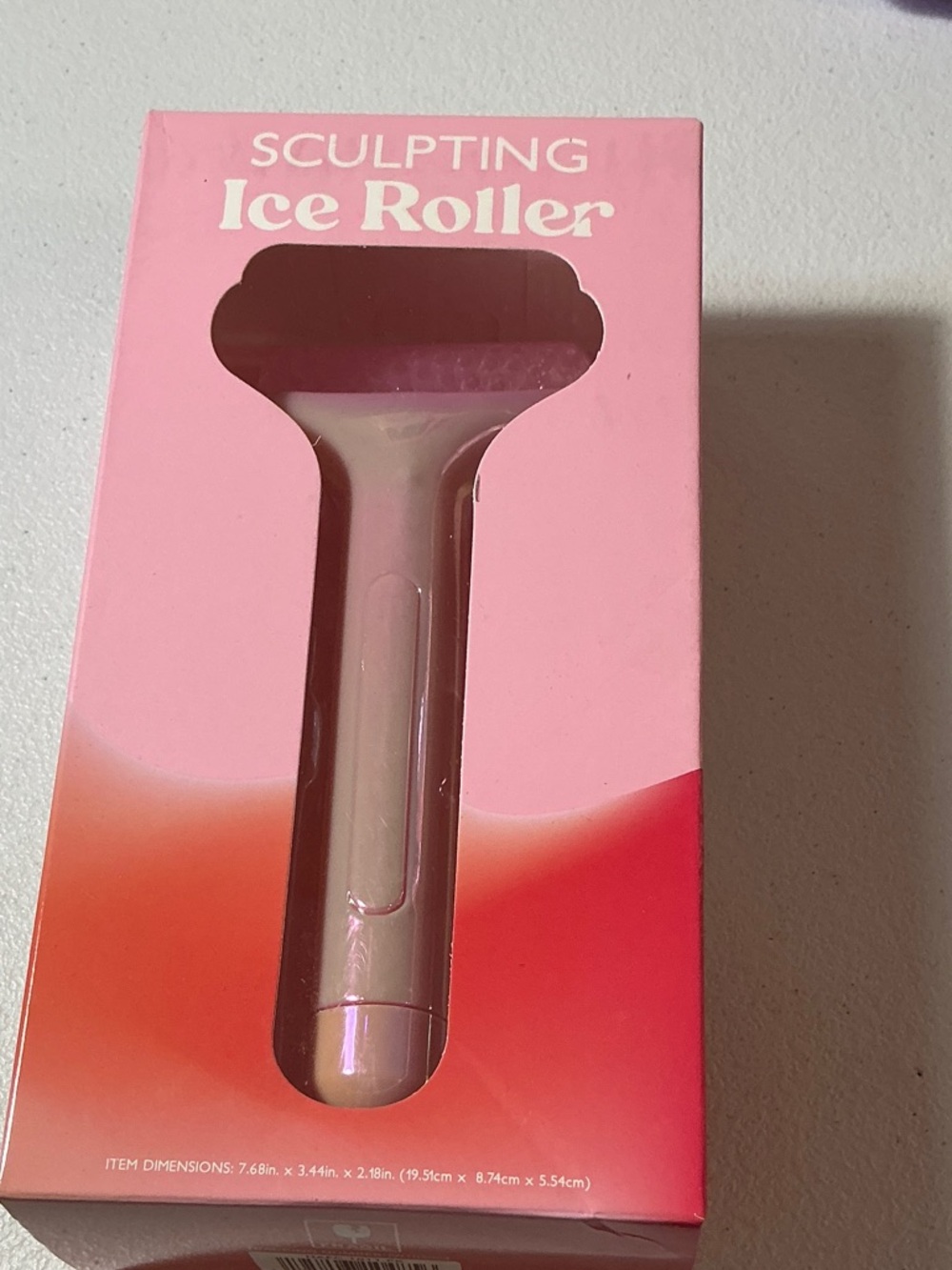 Sculpting Ice Roller - Pink Facial Tool